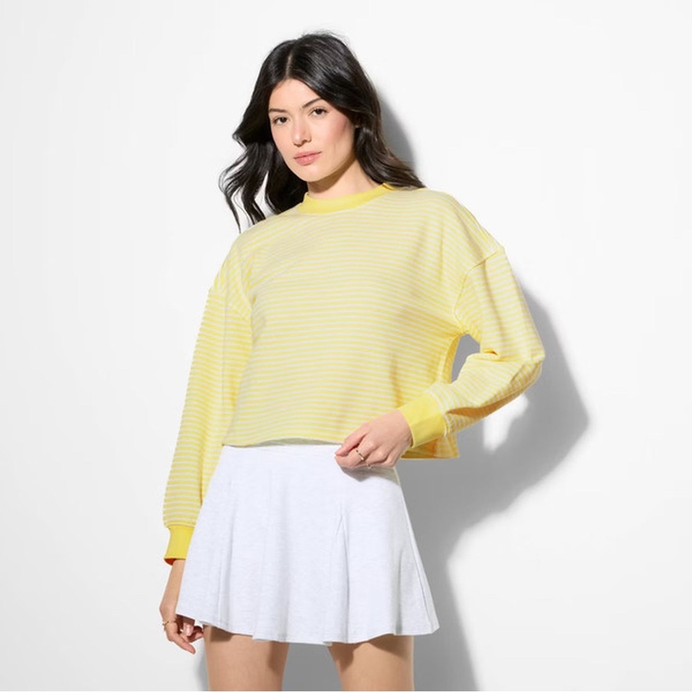 Wild Fable, Yellow Striped Women's Sweater